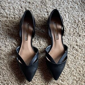 Audrey Brooke Black Flats